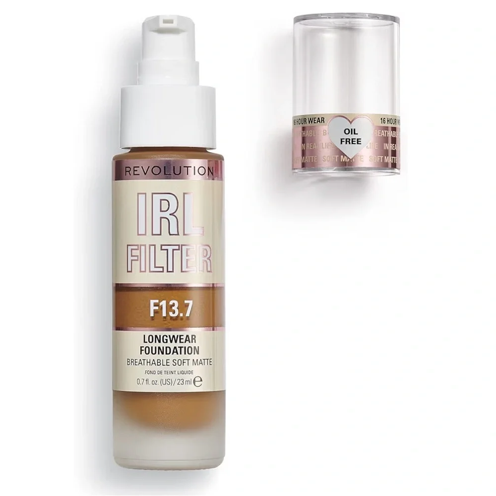 Makeup Revolution IRL Filter Longwear Foundation –‎ Shade F13.7 (23ml)
